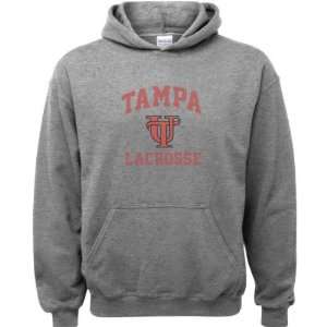 Tampa Spartans Sport Grey Youth Varsity Washed Lacrosse Arch Hooded 
