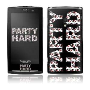   Sony Ericsson Xperia X10  Andrew W.K.  Party Hard Skin Electronics