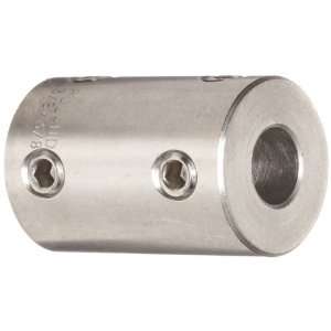 Ruland SCX 6 6 SS Set Screw Rigid Coupling, Stainless Steel, 3/8 Bore 