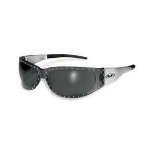  Global Vision Player Silver Stud Glasses Sports 
