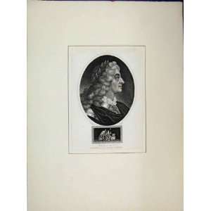  1804 Portrait King George Ii Wilkes Antique Print