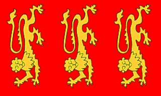 MEDIEVAL KING RICHARD LION HEARTED FLAG   Large 5 X 3  