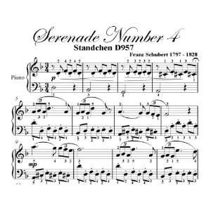   D957 Schubert Big Note Piano Sheet Music Franz Schubert Books