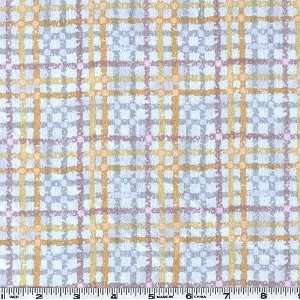  45 Wide Charms Flannel Plaid Soft Blue Fabric By The 