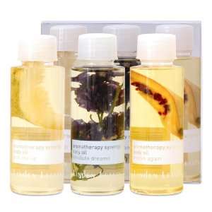    Linden Leaves Aromatherapy Synergy Body Oil Trio Kit Beauty