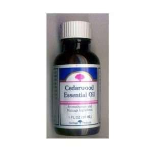  Heritage Products Cedarwood Essential Oil 1 oz Health 