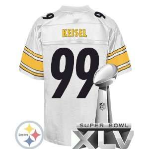  Pittsburgh Steelers #99 Brett Keisel Jerseys White 