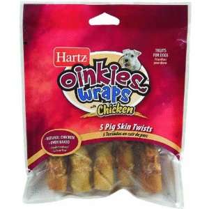   Hartz Mountain 3270003354 Oinkie Wraps With Chiken Treats Pet