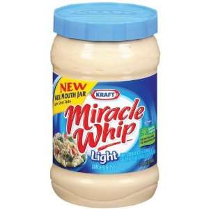 Kraft Miracle Whip Light Dressing   12 Pack  Grocery 