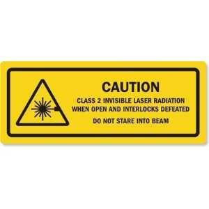  CLASS 2 INVISIBLE LASER RADIATION WHEN OPEN AND INTERLOCKS 