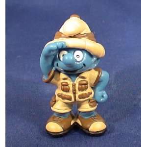  The Smurfs Smurf with Pith Helmet Pvc Figure Toys & Games
