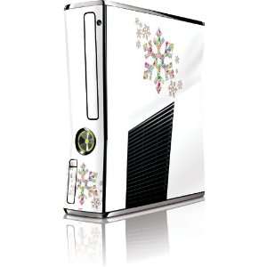   Snowflakes Vinyl Skin for Microsoft Xbox 360 Slim (2010) Video Games