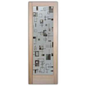 Interior Doors Glass French Frosted Glass Door 2/0 x 6/8 x 1 3/8 Thick 