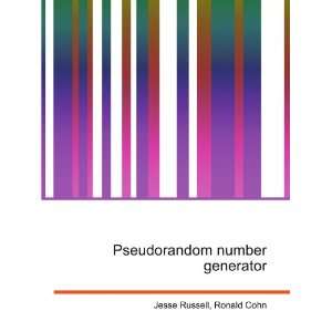  Pseudorandom number generator Ronald Cohn Jesse Russell 