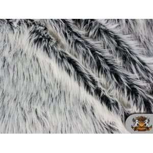   Fake French Tissavel Fur 2 Tone Silver FOX Fabric BTY 