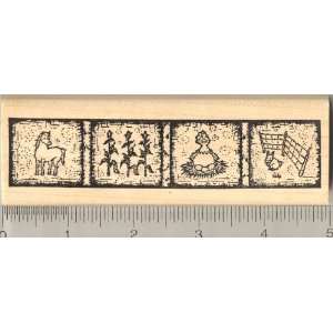  Country Critters Strip #1 Rubber Stamp