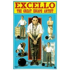  Excello, The Great Escape Artist Poster