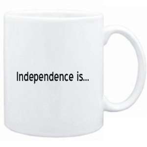  Mug White  Independence IS  Usa Cities Sports 