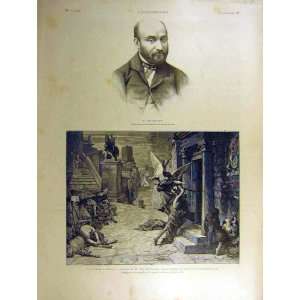    1891 Delaunay Pest Plague Rome Artist Painter Print