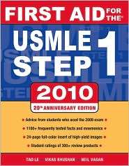   USMLE Step 1, 2010, (0071633405), Tao Le, Textbooks   