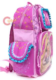 Princess Tangled Rapunzel School Backpack 16in L Bag  