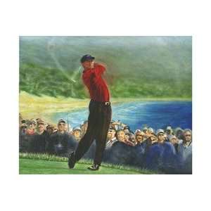  Tiger Woods Large Giclee