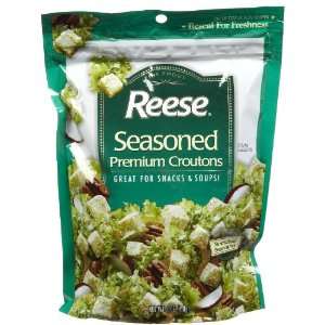 Reese Croutons Seasoned Croutons  6 oz, 12 pk  Grocery 