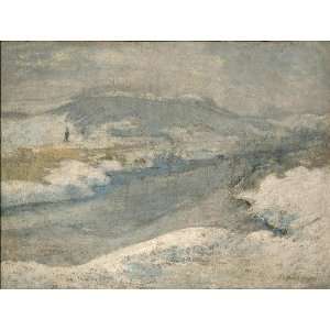   Henry Twachtman   32 x 24 inches   River in Winter