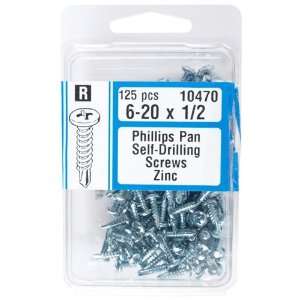  Midwest Phillips Self Drilling Screws, 6 20 x 1/2