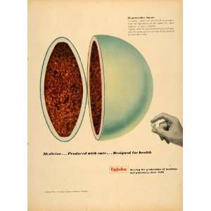 1951 Ad Upjohn Medicine Coating Drugs Tablet Pharmacy   Original Print 