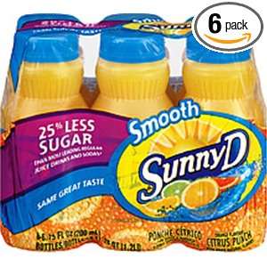 Sunny Delight Tangy Original, Citrus Punch, 6.76 Ounce (Pack of 6 