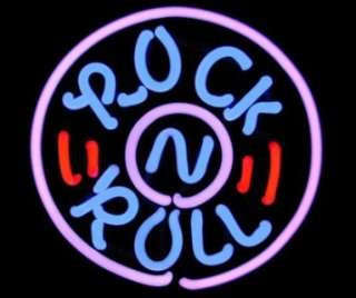 Z175 rock and roll open Beer Bar Display Neon light sign store 15*11 