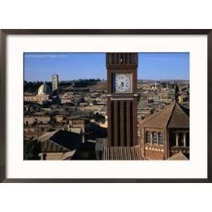  Bell Tower of Catholic Cathedral, Asmara, Eritrea Framed 
