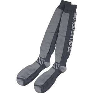 Troy Lee Designs MX Youth Dirt Bike Motorcycle Socks   Gray / One Size 