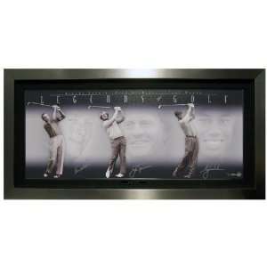   Triple Signed Framed Canvas (Legends of Golf)