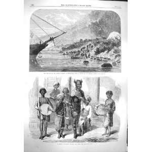  1864 Battery Simonosaki Assault Indian Harlequin Music 