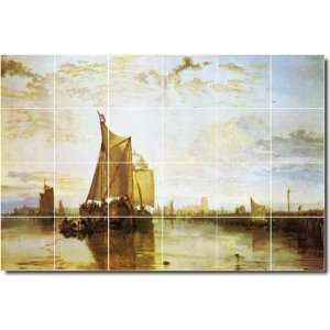  Joseph Turner Ships Backsplash Tile Mural 10  48x72 using 