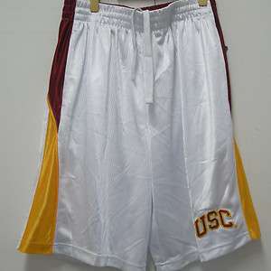 New USC Trojans Lined basketball pockets Dazzle Sewn shorts pants L XL 