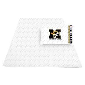  University of Missouri Tigers NCAA Sheet Set   Size Full 