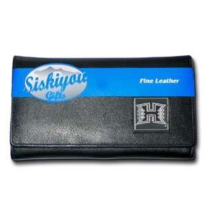   Leather Clutch Wallet   University of Hawaii