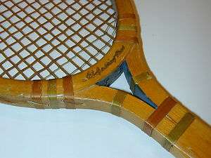  Top Flite Vintage Open Throat Tennis Racquet   Patented 1928  