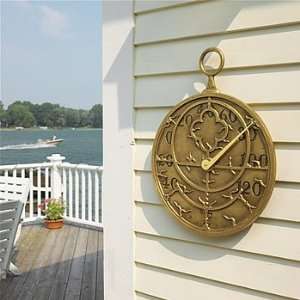  Antiqued Brass Astrolabe Atomic Thermometer Everything 