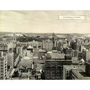 1939 Print Panorama South Johannesburg City Buildings Skyscrapers 