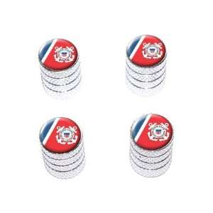  United States Coast Guard Flag   Tire Rim Valve Stem Caps 