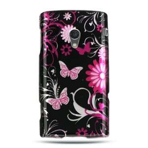  SONY ERICSSON X10 XPERIA CRYSTAL CASE PINK BUTTERFLY Cell 
