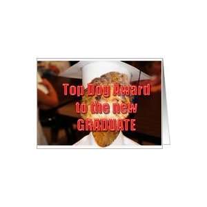  Graduation, Top Dog Award, Terrier In Graduation Cap Card 