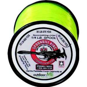  SPOONBILL KING 30LB HI VIS MONO 400YD Spool Sports 