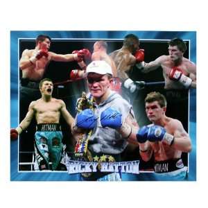  Ricky Hitman Hatton Signed Print The Legendary Hitman 