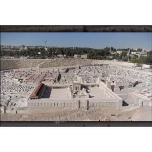  Model of Jerusalem, 2nd Temple Period   24x36 Poster 