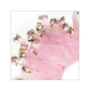   Pet Products Flowered Party Collar   Light Pink w/ Roses